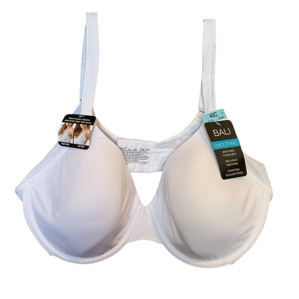 Bali White Seamless Comfort Bra